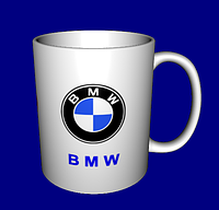 Кухоль з логотипом авто / чашка БМВ