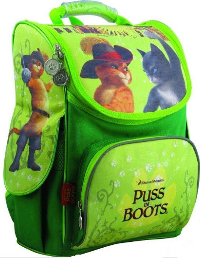 Рюкзак шкільний каркасний Kite Puss in Boots PB12-501K, фото 1