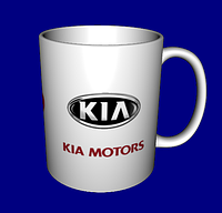 Кружка с логотипом авто / чашка Киа