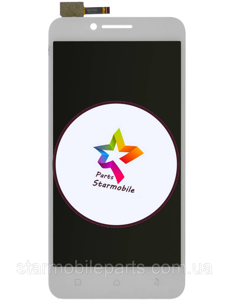 Дисплей Lenovo A2020a40 Vibe C + сенсор білий (оригінальні комплектуючі), фото 1