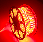 Світлодіодна стрічка в силіконі 220 В 120 LED червоний IP65, фото 2