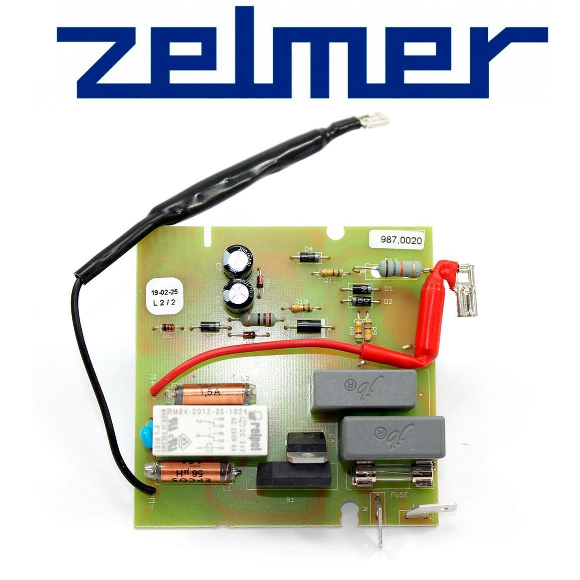 Плата керування (з кнопкою) для м'ясорубки Zelmer 987.0020, 987.0040