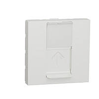 Розетка комп'ютерна Schneider Electric Unica New RJ45 5е UTP 2 модулі білий (NU341118)