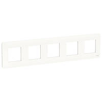 Рамка 5-постова Schneider Electric Unica New Studio білий (NU201018)
