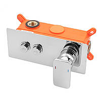 Змішувач прихованого монтажу для ванни KGB-02 на 2 режиму роботи.