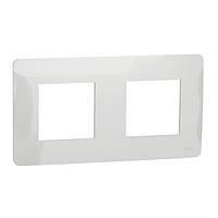 Рамка 2-постова Schneider Electric Unica New Studio білий (NU200418)