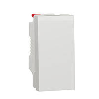 Кнопковий вимикач Schneider Electric Unica New 1 модуль білий (NU310618)