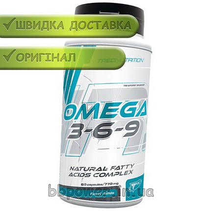 Омега 3-6-9 Trec Nutrition Omega 3-6-9 60 капс, фото 2