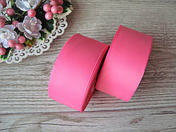 Стрічка репсова, на метраж, ширина 4 см, колір яскраво-рожевий, 4 грн за метр.