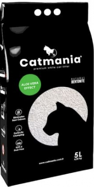 Наповнювач для котів бентоніновий натуральний Catmania, алоє вера, 5 л, фото 1