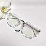 Іміджеві окуляри в прозорій оправі з покриттям антиблік, фото 5