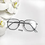 Іміджеві окуляри в чорній оправі, фото 3