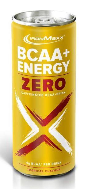 IronMaxx BCAA + Energy Zero Drink 24x330ml
