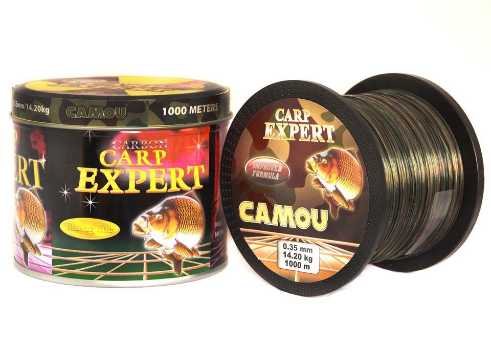 Волосінь коропова Carp Expert CAMOU 0.35 mm 1000m