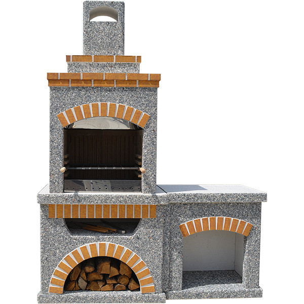 Камін, піч барбекю «Манчестер» зі столом