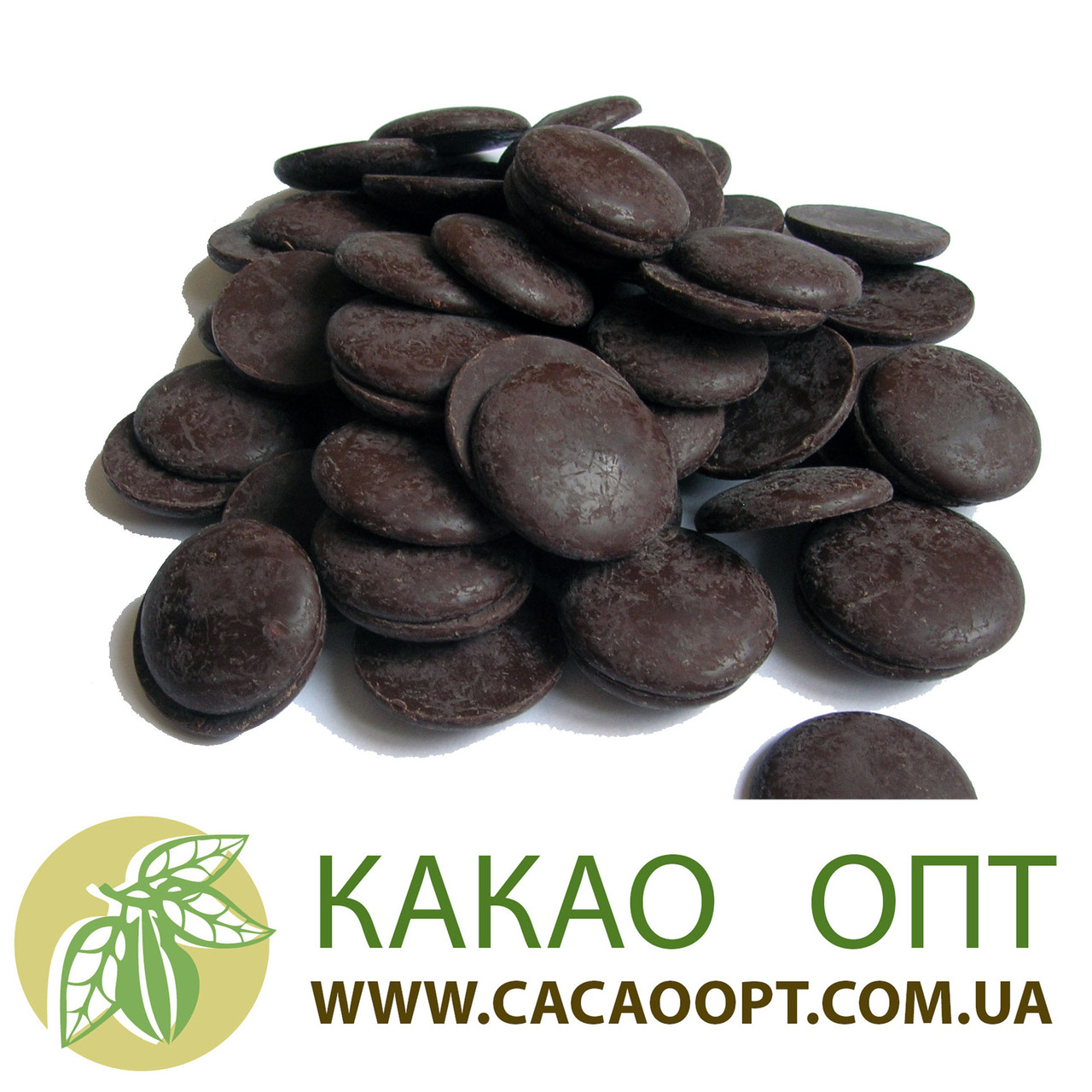 Шоколад чорний 55% Belcolade Бельгійський Кондитерський у каллетах, 1 кг, фото 1