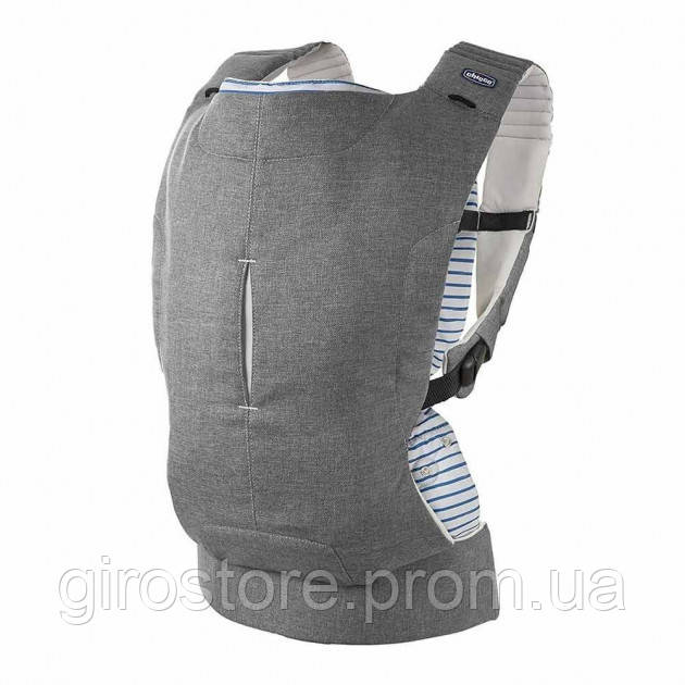 Ерго рюкзак-кенгуру Chicco Myamaki Complete сірий, для новонароджених, нагрудна переноска для дитини.
