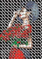 Схема вышивка бисером Розы для дамы
