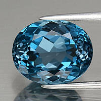 Топаз London Blue Topaz 8.59 ct 10.4 х 12.8 mm