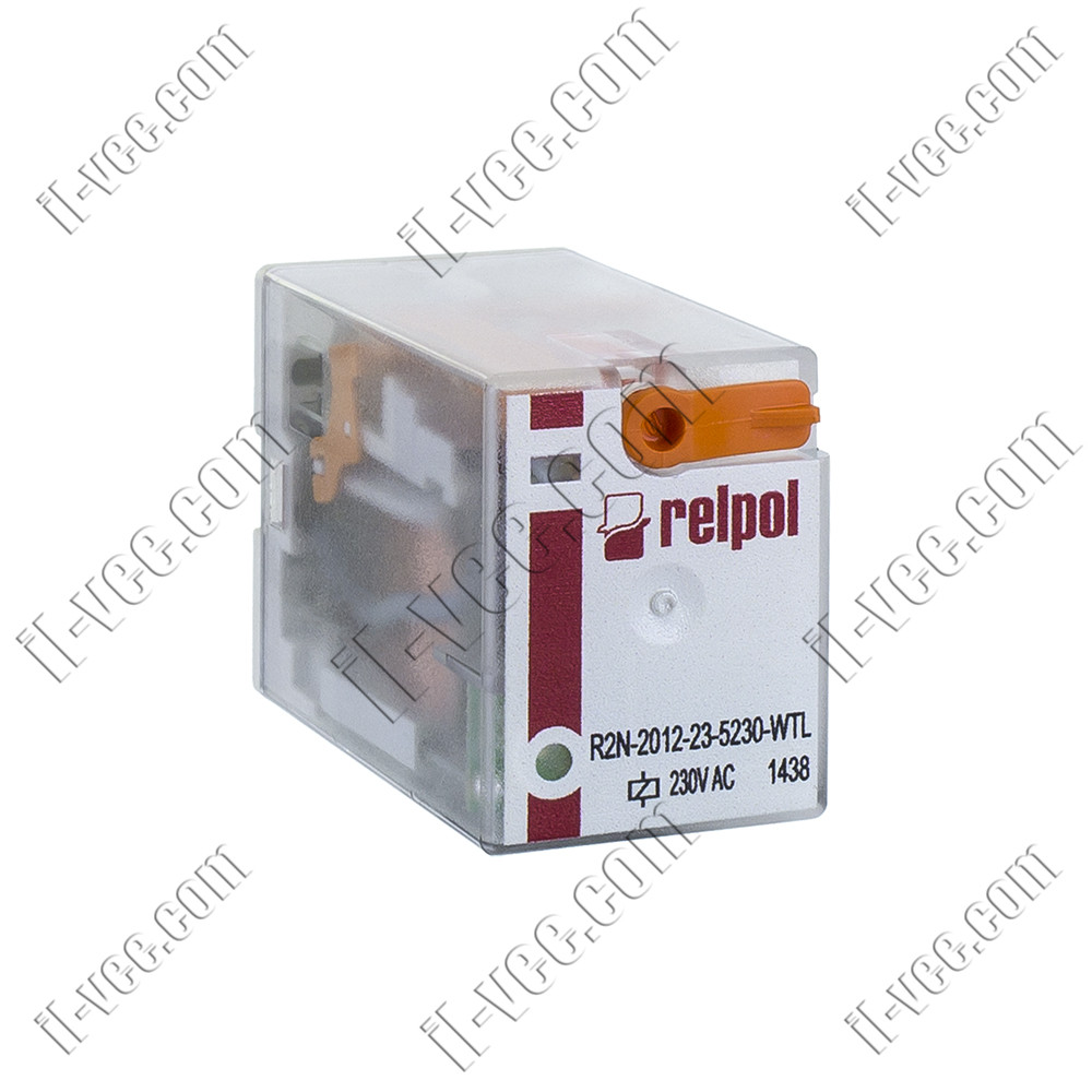 Реле Relpol R2N-2012-23-5230-WTL, 230VAC, 12А/250VAC 12А/30VDC