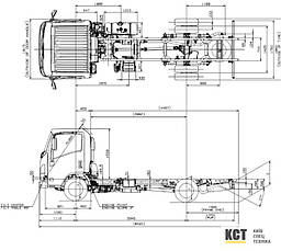 Шасі ISUZU NMR85, фото 2