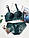 Комплект спідньої білизни Luxury з Пуш-Ап, мереживом і стрічками зелений (смарагдовий), фото 9