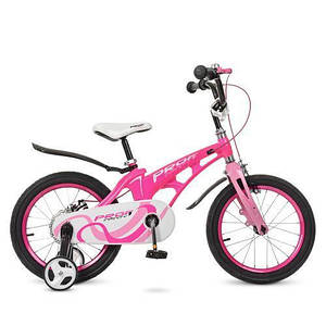 Рожевий двоколісний велосипед для дівчинки Profi 18д LMG18203