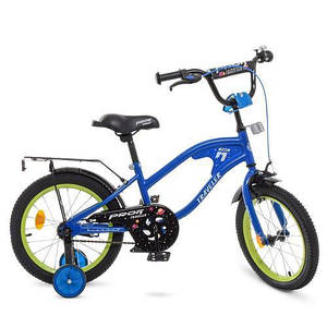 Велосипед дитячий Profi Traveler Y18182 18" з багажником синій