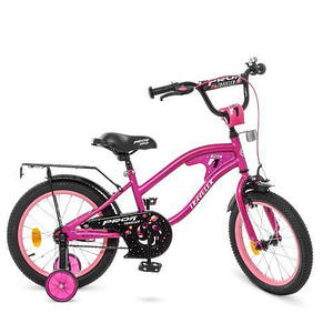 Велосипед малиновий для дівчинки Profi Traveler Y18183 18"