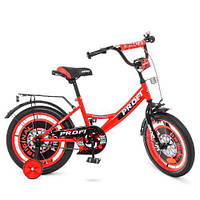 Велосипед двухколесный качественный детский PROF1 18Д Y1846 Original boy красно-черный