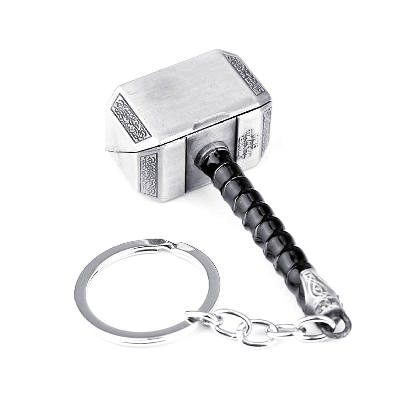 Брелок GeekLand Thor Тор Thors Hammer Молот Тора 10.010 срібло.998, фото 1