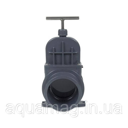 Засувка для труб ПВХ VDL, 90 мм, шиберний заслін для каналізації