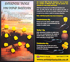 Штучна солодка кукурудза Pop-up Sweetcorn Enterprise Tackle Mini