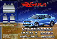 Авточохли Volkswagen Polo V 2009- (сідан) (з/сп. цілісна) Nika