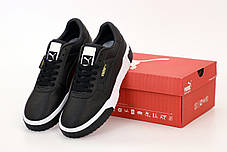 Чоловічі кросівки Puma Cali. Black White. ТОП Репліка ААА класу., фото 2