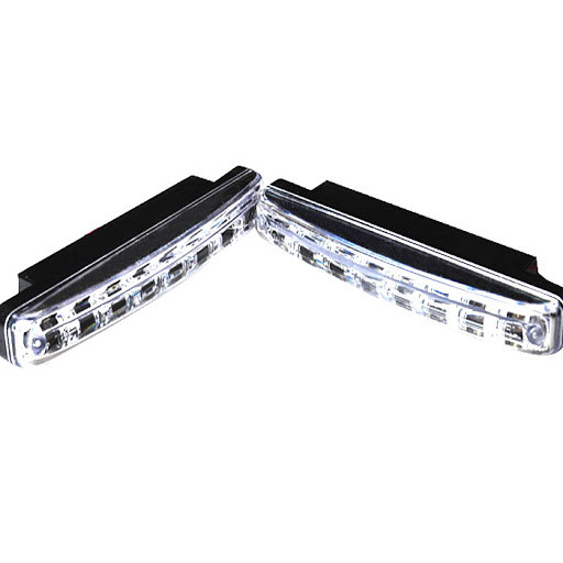 Дневные ходовые огни 8 SMD диодов 1.8W L-16см (светодиодные фары дневного света)