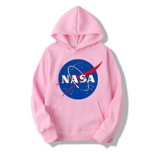 Толстовка рожева NASA Logo • худі насса
