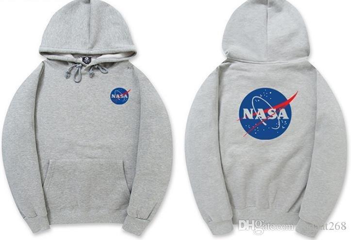 Толстовка сіра NASA Logo • худі насса
