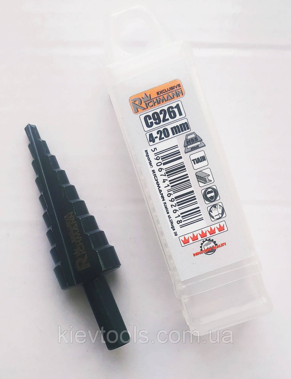 Ступінчасте свердло по металу 4-20мм ,Richmann,Польща