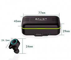 Бездротові навушники Bluetooth Baliet i100 TWS Stereo Black, фото 3