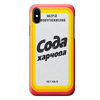 Чехол силиконовый бампер FTS для Apple iPhone X/Xs с дизайном Сода