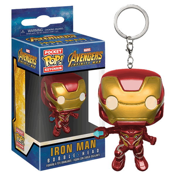 Фігурка - брелок Фанко Поп Залізна людина Марвел Funko Pop Marvel Iron Man 4 см IM 0285, фото 1