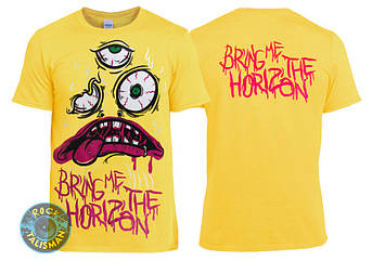 Футболка BRING ME THE HORIZON жовта, фото 2