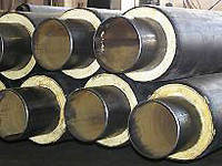 Теплоизолированные стальные трубы 76/140 в оболочке (ПЭ; СПИРО)