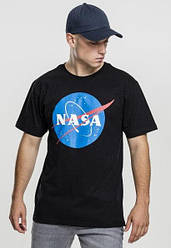 Футболка чёрная NASA Logo • насса