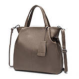 Сумка жіноча стильна. Сумочка з еко шкіри (сіра), фото 2