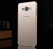 Металевий бампер для Samsung A7 A700 із задньою панеллю