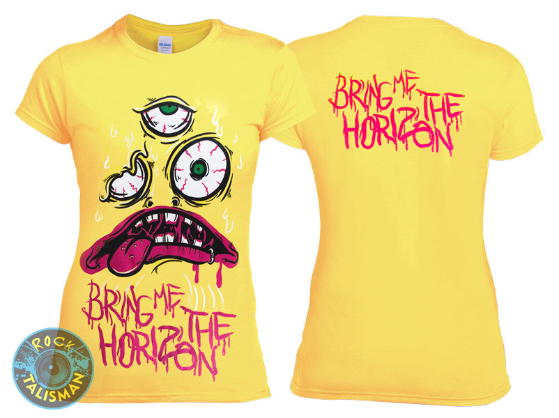 Футболка жіноча BRING ME THE HORIZON жовта