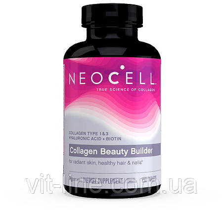 Neocell Collagen Beauty Builder добавка з колагеном 150 таблеток, фото 2