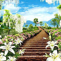 Фотообои, Цветочный рай, 15 листов, размер 201х242см